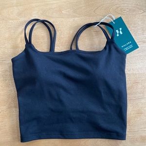 NWT Halara Crop Top with Twist Back